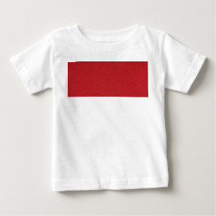 トマトレッドノイズバーベビージャージーティーカスタマイズ- ベビーTシャツ