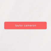 トマトレッド接着剤の名前 ラベル (デザイン2)