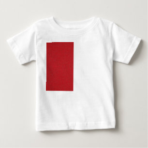 トマトレッド縦型ブロックベビーティー – カスタマイズ可能 ベビーTシャツ