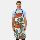 トマトヴィンテージ：農場市場イラストレーション。 エプロン (着用した状態)