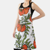 トマトヴィンテージ:農場市場イラストレーション。 エプロン (インサイチュ)