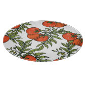 トマトヴィンテージ:農場市場イラストレーション。 カッティングボード (角)