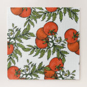 トマトヴィンテージ:農場市場イラストレーション。 ジグソーパズル (横)