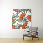 トマトヴィンテージ:農場市場イラストレーション。 タペストリー (インサイチュ(横))