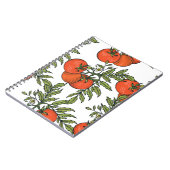 トマトヴィンテージ:農場市場イラストレーション。 ノートブック (左側)