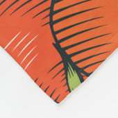 トマトヴィンテージ：農場市場イラストレーション。 フリースブランケット (角)