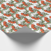 トマトヴィンテージ：農場市場イラストレーション。 ラッピングペーパー (角)