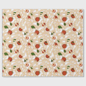 トマト入りスパゲティイタリアンパスタ食品 ラッピングペーパー (フラット)