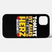 トマト愛好家のためのトマトギフト Case-Mate iPhoneケース (裏面 (横))