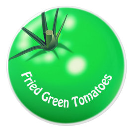 トマト揚げ緑トマトかわいい夏 セラミックノブ