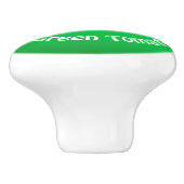 トマト揚げ緑トマトかわいい夏 セラミックノブ (側面)