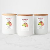 トマト果実野菜缶詰 フードラベル (ボトル)