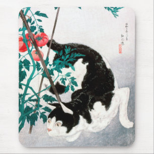 トマト植物の猫(1931年)高橋弘明著 マウスパッド