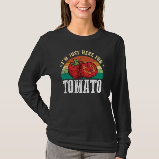 トマト植物系ダイエットヴィンテージ園芸庭師 Tシャツ (正面)