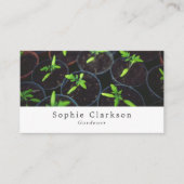 トマト植物，園芸用サービス，園芸家 名刺 (正面)