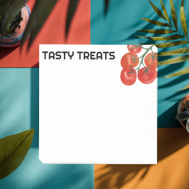 トマト水彩カスタムモノグラパーソナライズされたム ポストイット