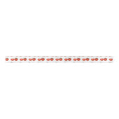 トマト漫画イラストレーション サテンリボン (正面)