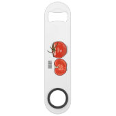 トマト漫画イラストレーション スピード栓抜き (裏面)