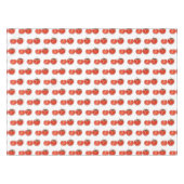 トマト漫画イラストレーション テーブルクロス (正面(横))