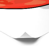 トマト漫画イラストレーション ポスター (コーナー)