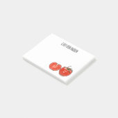 トマト漫画イラストレーション ポストイット (アングル)