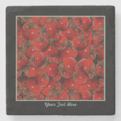 トマト石コースター ストーンコースター (正面)