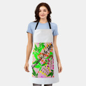 トマト私のキーのエプロン エプロン (着用した状態)