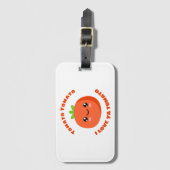 トマト私はトマト屋が大好き ラゲッジタグ (正面縦)