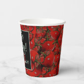 トマト紙カップ 紙コップ (裏面)