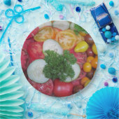 トマト紙プレート ペーパープレート (パーティー)