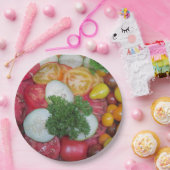 トマト紙プレート ペーパープレート (パーティー)