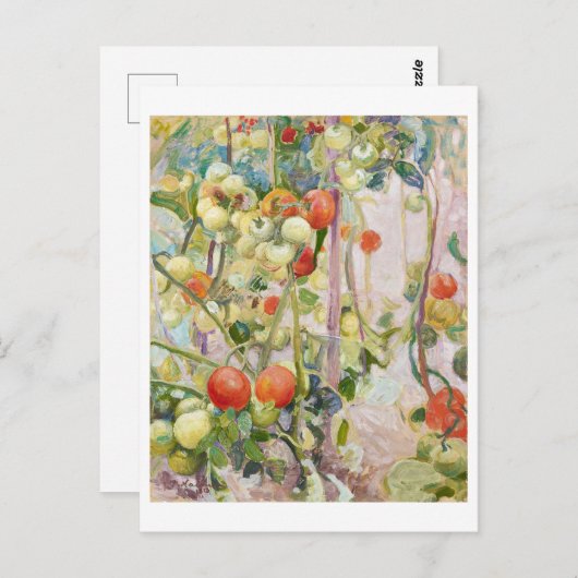 トマト絵画ズバイペッカハロネン ポストカード (正面/裏面)