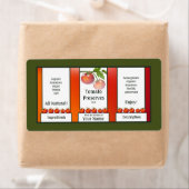 トマト缶詰ラベル保存食品 ラベル (インサイチュ)