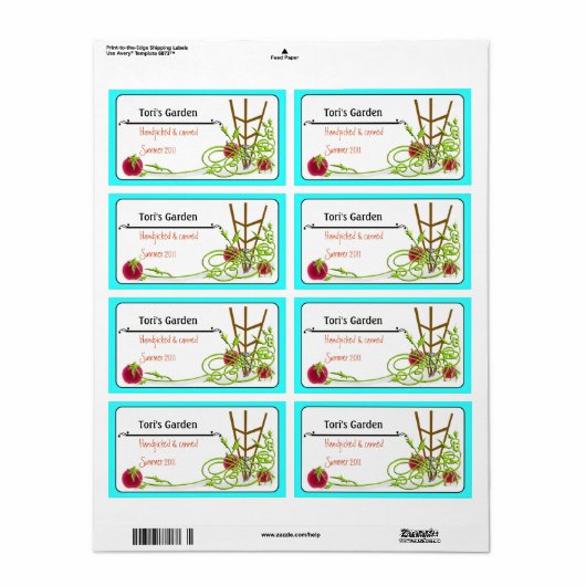 トマト缶詰 ラベル (フルシート)