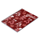 トマト美学ヴィンテージパターン ノートブック (左側)