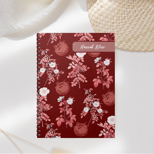 トマト美学ヴィンテージパターン ノートブック