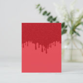 トマト赤ドリップセミグロスシート – カスタマイズ可能 (スタンド正面)