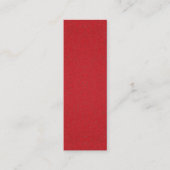 トマト赤ハーフテクスチャーの名刺 – カスタマイズ スキニー名刺 (正面)