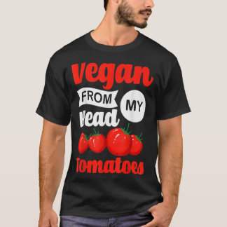 トマト野菜ビーガンガーデナーベジタリアン Tシャツ
