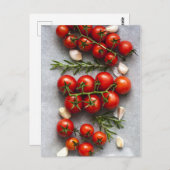 トマト野菜食品はがき ポストカード (正面/裏面)