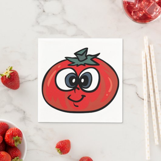 トマト顔紙ナプキンス スタンダードカクテルナプキン (インサイチュ)
