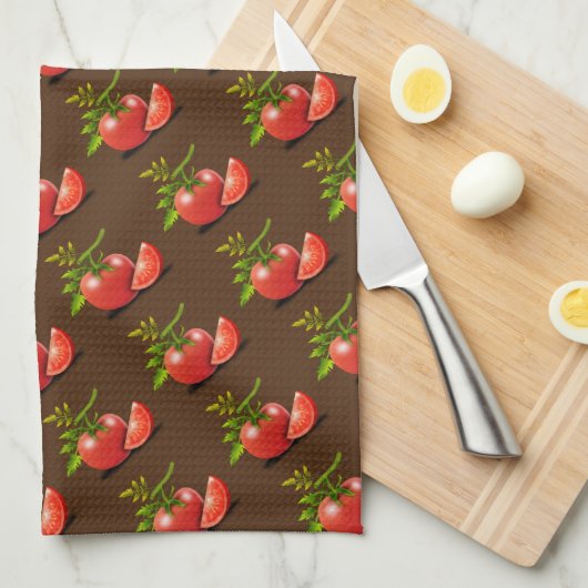 トマト キッチンタオル (四つ折り)