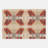 トマト、シャム猫と花!!ラッピングペーパー ラッピングペーパーシート (正面)