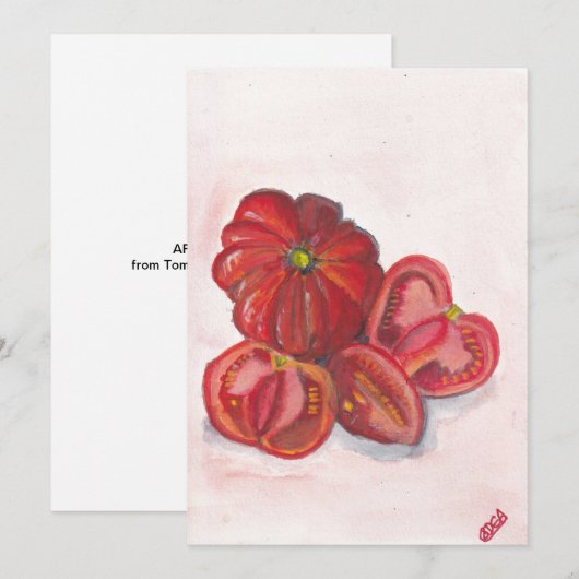 トマト シーズンカード (正面/裏面)