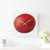 トマト スクエア壁時計 (ホーム)