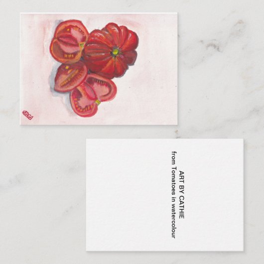 トマト ノートカード (正面/裏面)