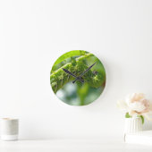 トマト・ホンワーム ラウンド壁時計 (ホーム)