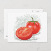 トマト ポストカード (正面/裏面)
