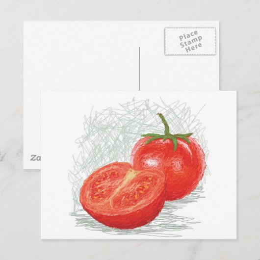 トマト ポストカード (正面/裏面)