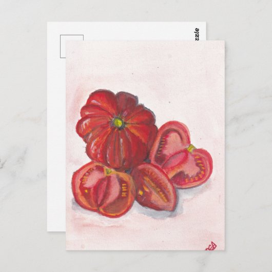 トマト ポストカード (正面/裏面)
